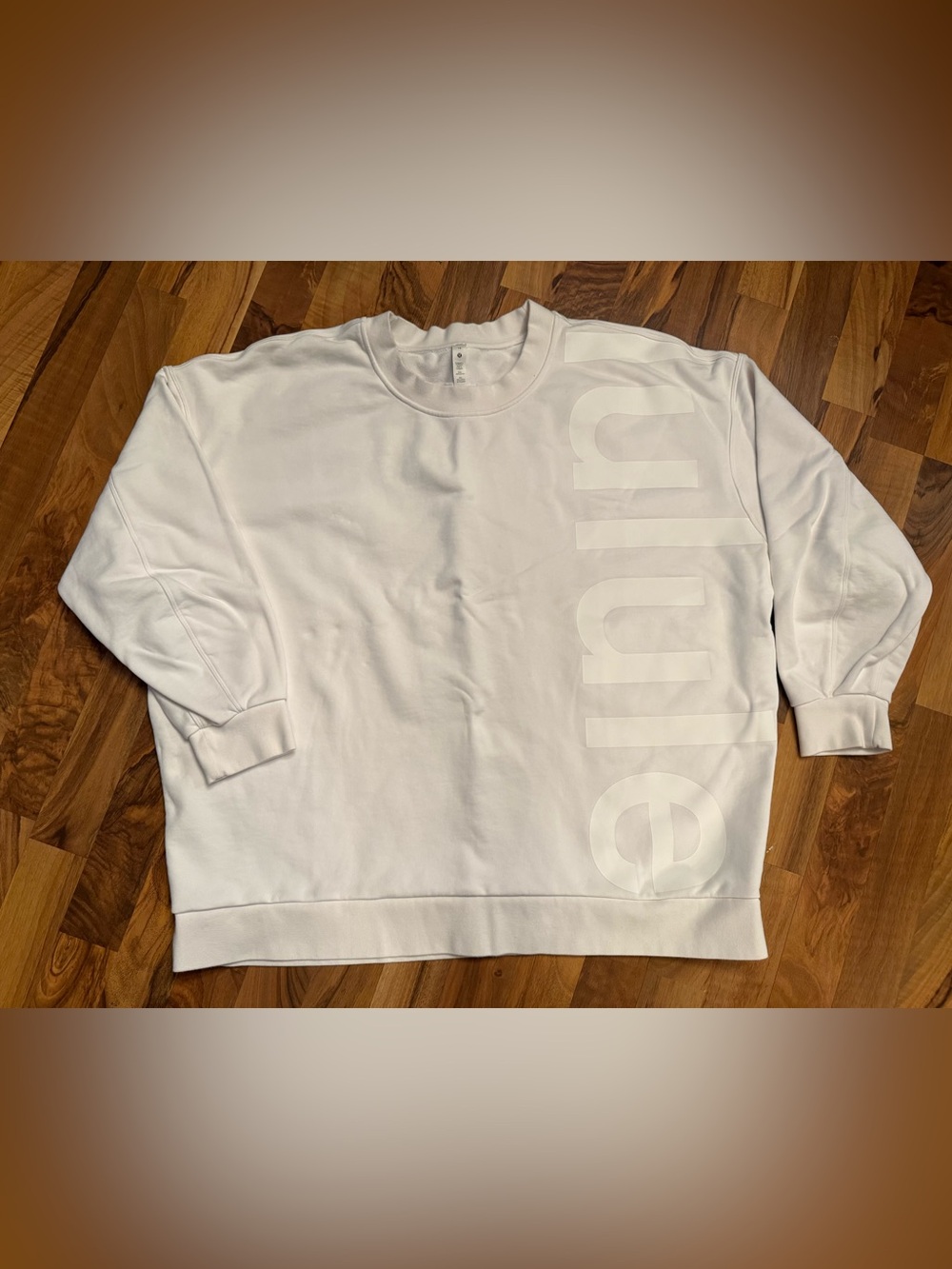 Lululemon Perfectly Oversized Crew white crewneck sweatshirt size 16